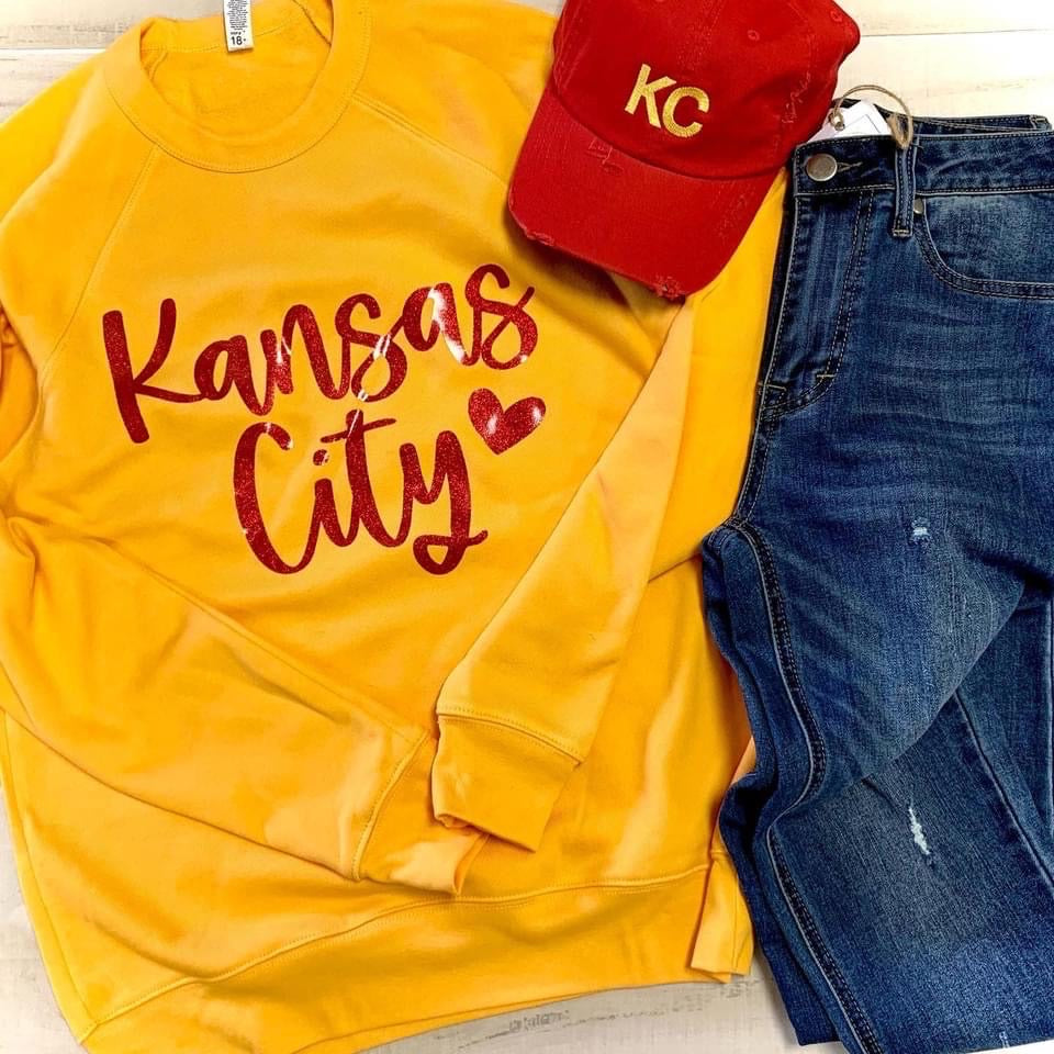 Kansas City Sweatshirt Leopard KC Sweatshirt Kansas City 